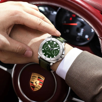 Relógio Poedagar Forest Edition – À Prova d’Água Design Fashion, Pulseira em Nylon