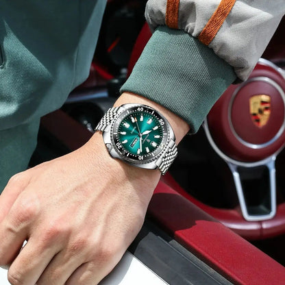 Relógio Poseidon Blue  Masculino - Aço Inoxidável